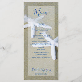 Starfish Beach Wedding Meny