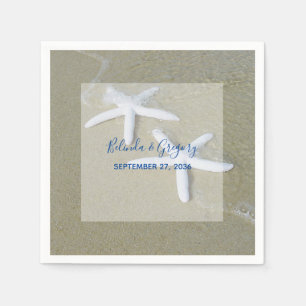 Starfish Beach Wedding Pappersservett