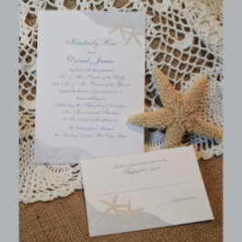 Starfish Bröllop Inbjudningar