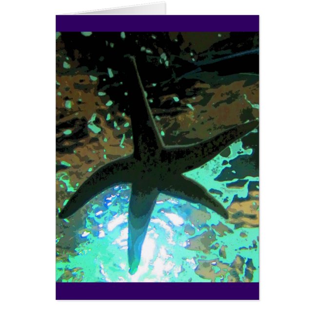 Starfish CB Hälsningskort (Framsidan)