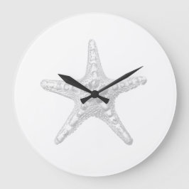 Starfish Clock Stor Klocka