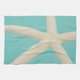 Starfish elegant oceant modern strandkräm kökshandduk