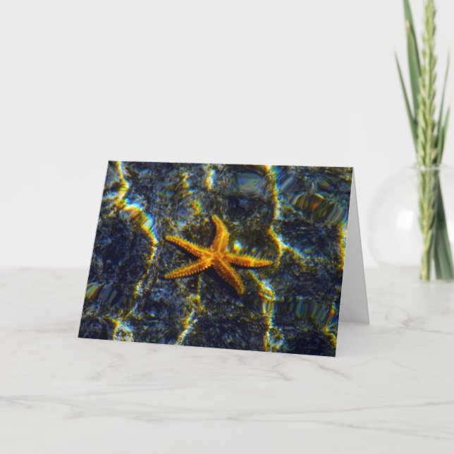 Starfish-hälsningskort Kort (Framsida)
