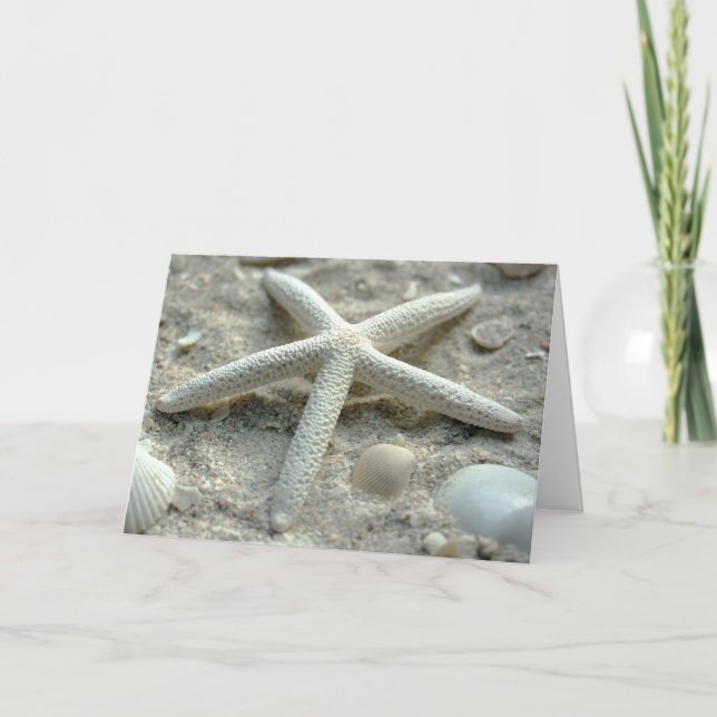 Starfish-hälsningskort Kort (Framsida)