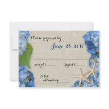 Starfish Hydrangea Bröllop Response