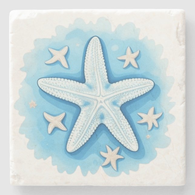 Starfish in Blue Stenunderlägg (Framsidan)