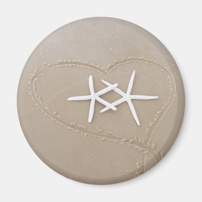Starfish in Heart Magnet (Framsidan)