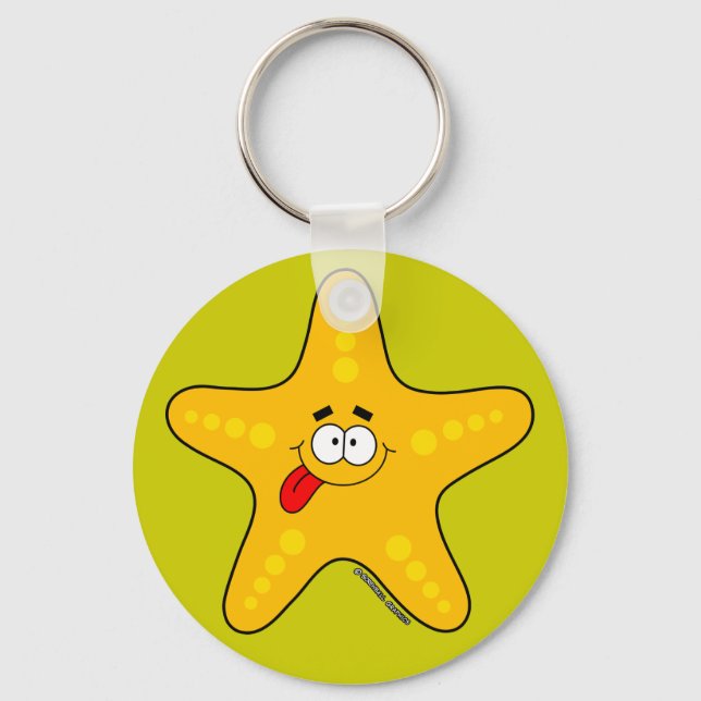 Starfish Keychain Nyckelring (Framsida)