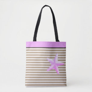 Starfish Large Tote Bag Tygkasse