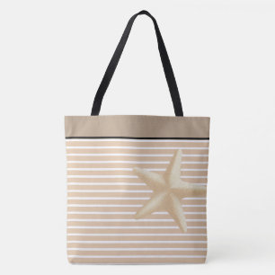 Starfish Large Tote Bag Tygkasse