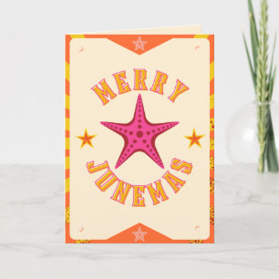 Starfish Merry Junemas Card Kort