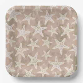 Starfish Mönster Sand Beige