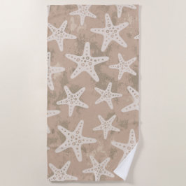 Starfish Mönster Sand Beige