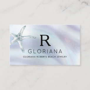 Starfish Mor i Pearl Monogram Logotyp Visitkort