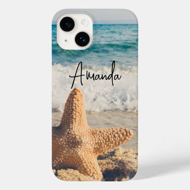 Starfish on a Sandy Beach Photographic (Baksida)