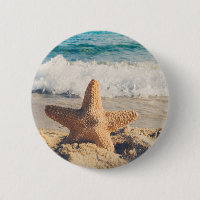Starfish on a Sandy Beach Photographic