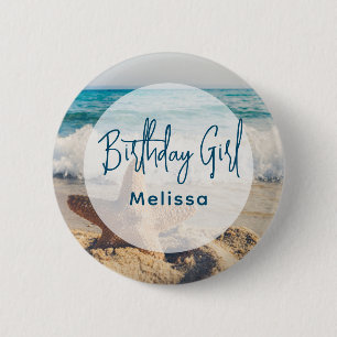 Starfish on a Sandy Beach Photogratograph Birthday Knapp