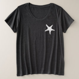 Starfish on Front/CT Logotyp on Back T Shirt