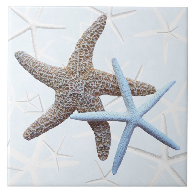 Starfish par Decorative Square Tile Kakelplatta (Framsidan)