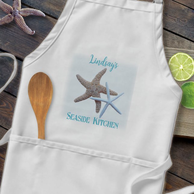 Starfish Personlig Beach Kitchen Apron Förkläde (Skapare uppladdad)