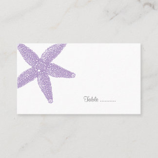 Starfish-platskort Placeringskort