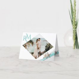 Starfish Ribbon Diamond med Photo Tack Kort