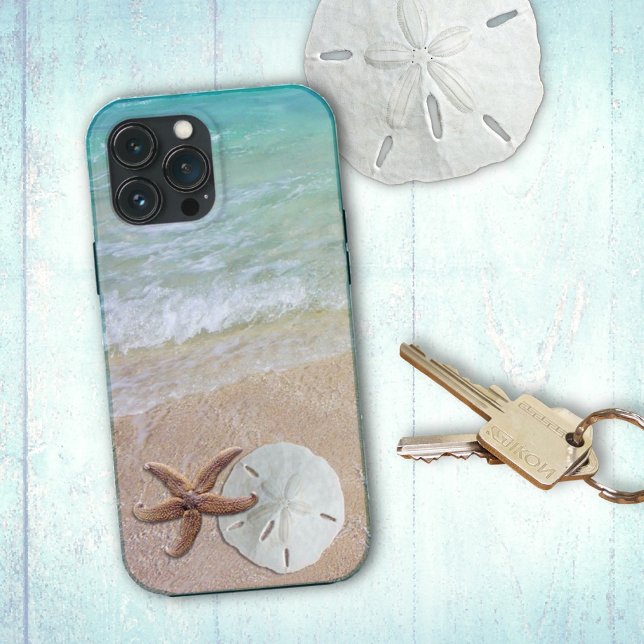 Starfish Sand Dollar Beach Scene iphone case (Skapare uppladdad)