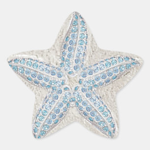 Starfish Sand Dollar Sticker Stjärnformat Klistermärke