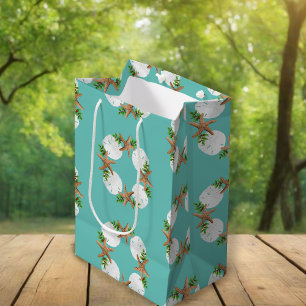 Starfish Sand Dollars Tropical jul Gift Bag