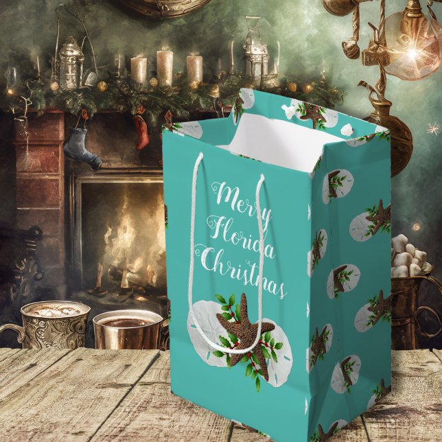 Starfish Sand Dollars Tropical jul Gift Bag (Skapare uppladdad)