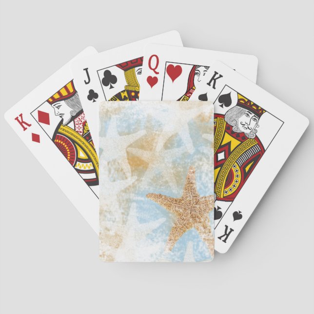 Starfish Sea Star Art Spelkort (Baksidan)