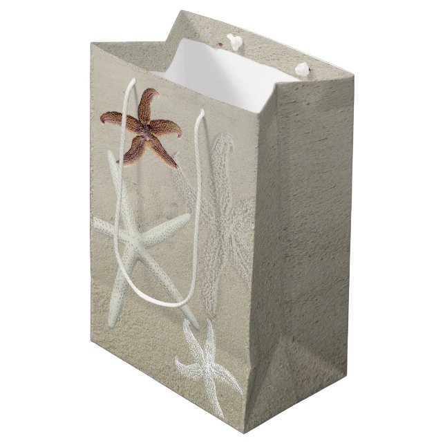 Starfish Sea Stars Beach Sand Gift Bag (Framsidan Vinklad)