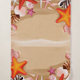 Starfish Seashells Towel