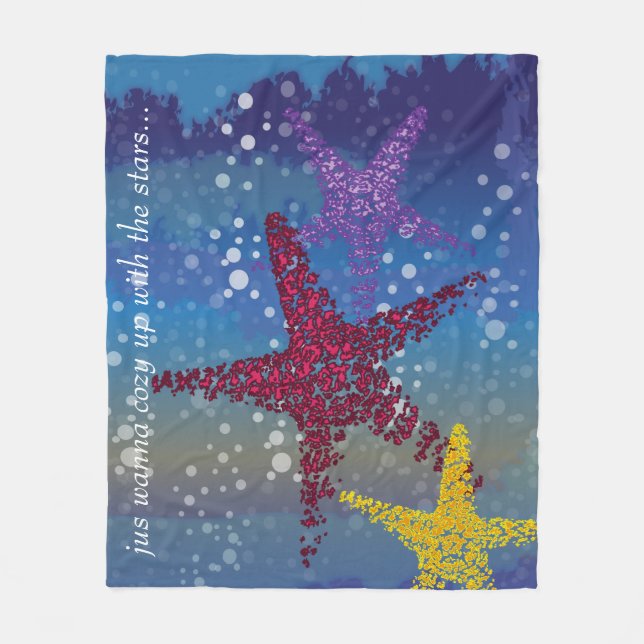 Starfish Seastar Fleecefilt (Framsidan)