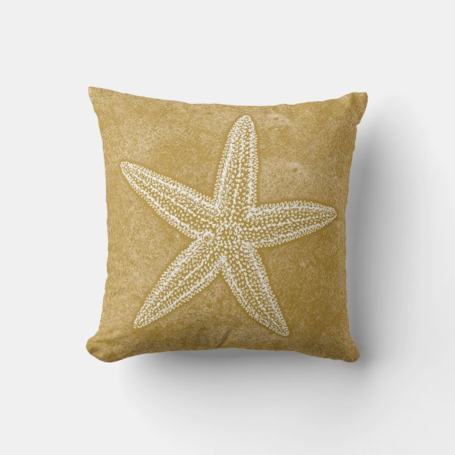 Starfish Tan Sand Kudde (Framsida)