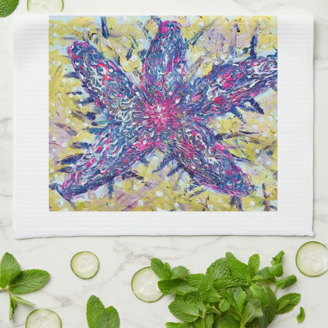 Starfish Tea Towel Kökshandduk (Vikta)