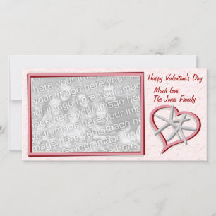 Starfish Valentines Day Photo Card Julkort