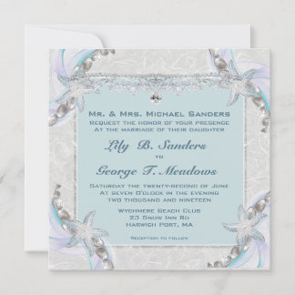 Starfish Wedding-inbjudan Inbjudningar