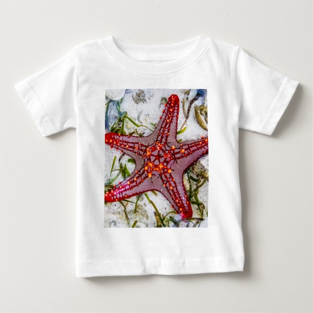 Starfish, Zanzibar, Tanzania T Shirt (Framsida)