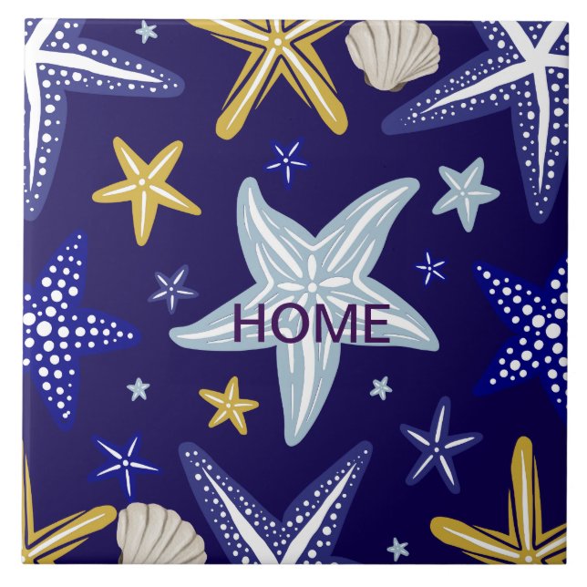 Starfisk Kakelplatta (Framsidan)