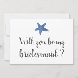 Starfisk | Ocean Bröllop Bridesmaid Inbjudningar