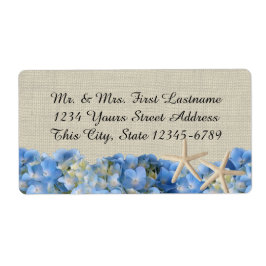 Starfisk och Hydrangeas Fraktsedel