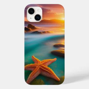 Starfisk på stranden vid Dawn