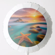 Starfisk på stranden vid Dawn