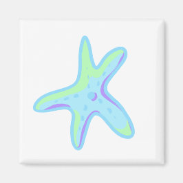 Starfisk - Sea Star i Pastel Färg Magnet
