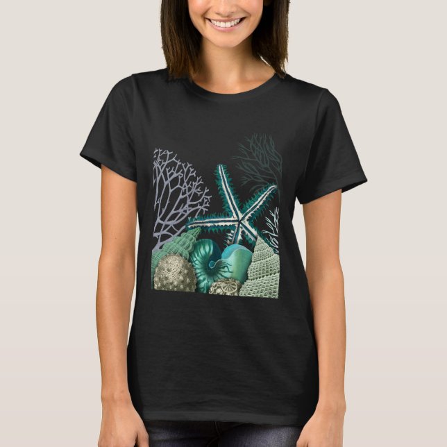 Starfisk under havet t shirt (Framsida)