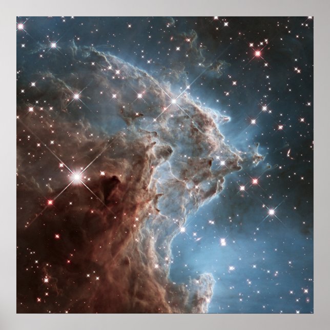 Starforming Region Ngc 2174, Monkey Head Nebula. Poster (Framsidan)