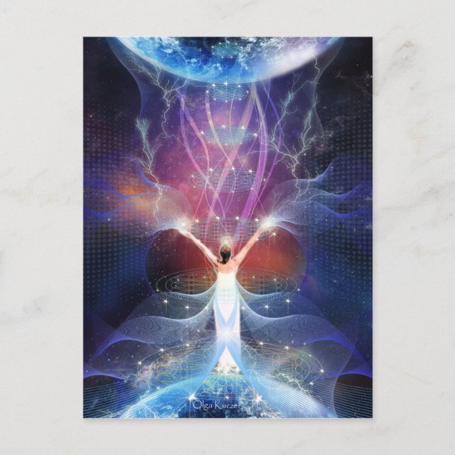 "Starfrö" - mellan två världar. Vykort (Framsida)