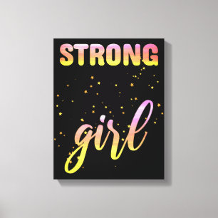 Starg Girl Pastel Star Canvastryck