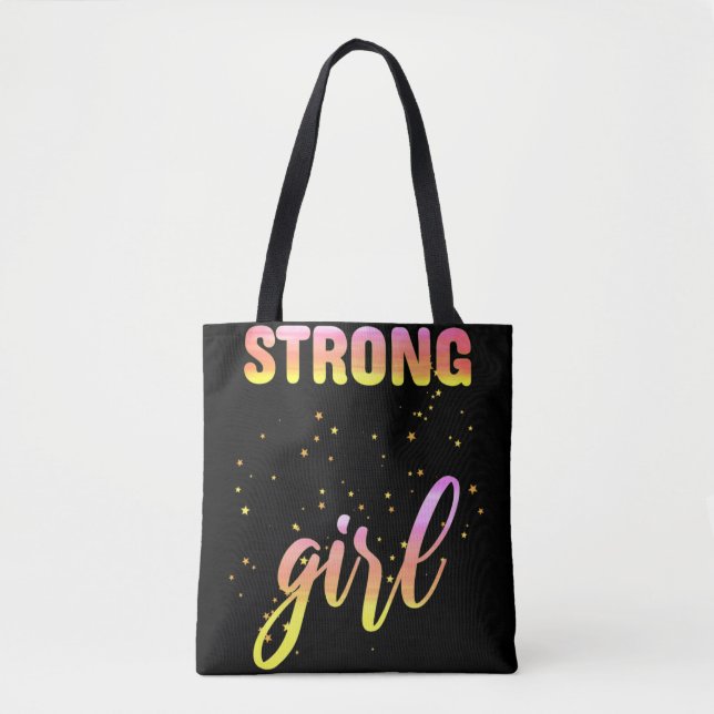 Starg Girl Pastel Star Tygkasse (Framsida)